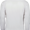 Camisa Manga larga Color Blanco Detalle Cintilla En Cuello Para Hombre